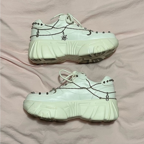 Koi Footwear - Jinx White Mystic Charm Trainers - Picture 4 of 4